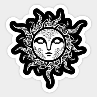 YULE. MIDWINTER SUN. Sticker